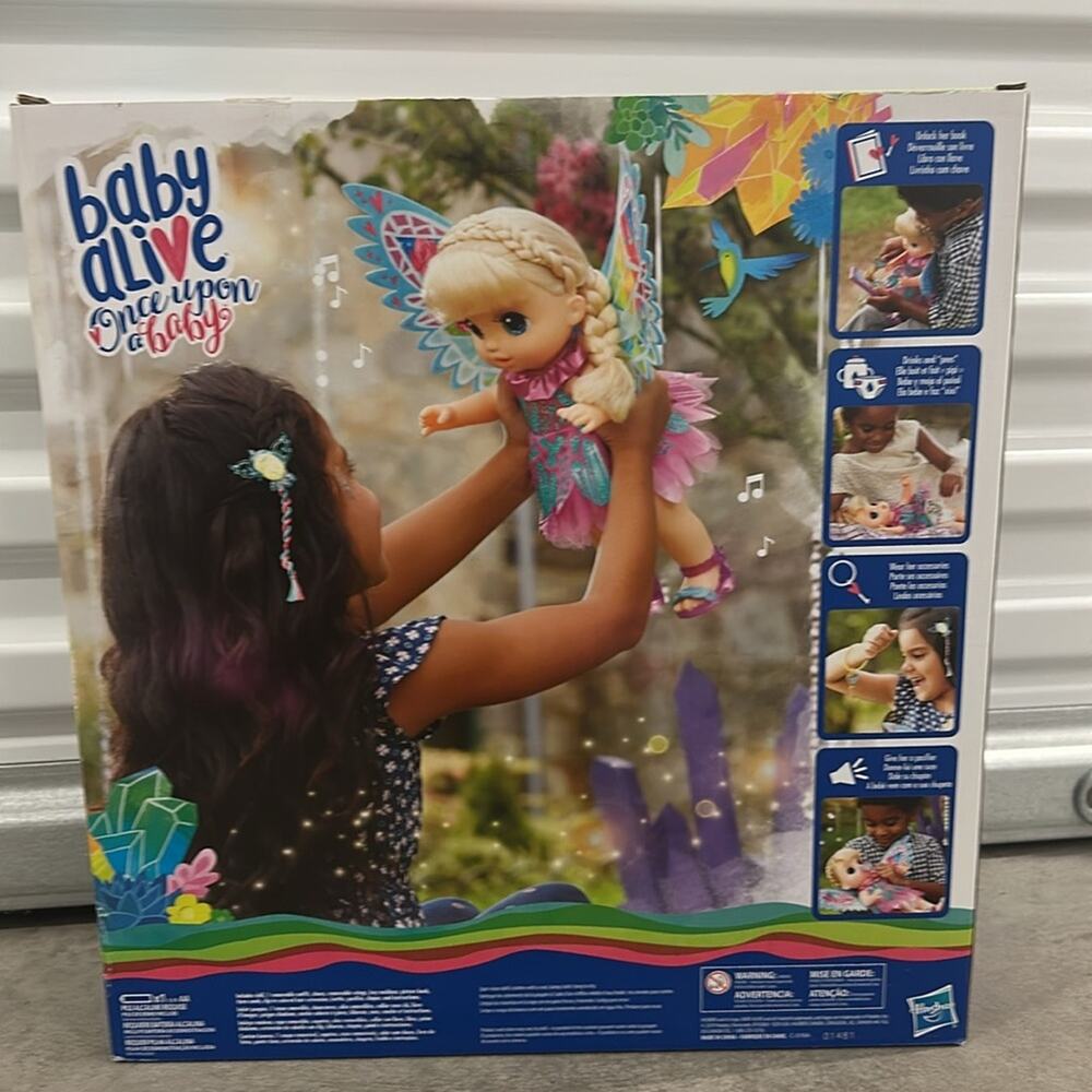 Baby Alive Once Upon a Baby Doll NWT Fairy Ani - Picture 4 of 6